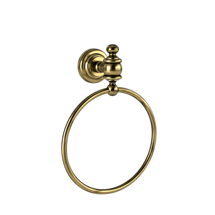 RETRO TOWEL RING BRONZE