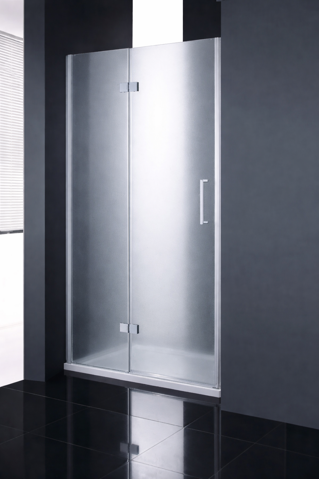 BI-FOLD SHOWER DOOR CLEAR OR FROSTED GLASS