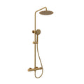 PRECIOSA ROUND SHOWER SYSTEM 250MM BRUSHED GOLD