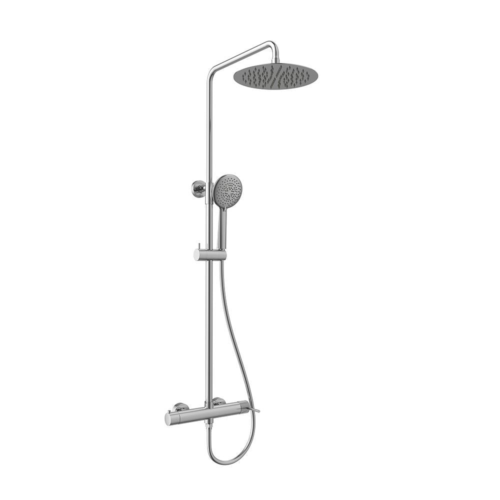 PRECIOSA ROUND SHOWER SYSTEM 250MM CHROME