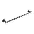 OMICRON SINGLE TOWEL RAIL 60X7.5X4.4CM PVD BRUSHED GUNMETAL