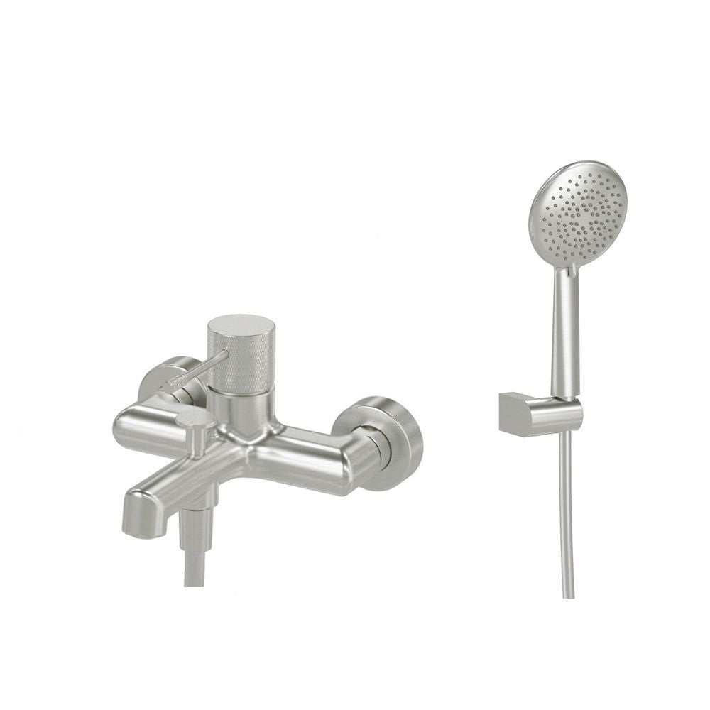 TERRA SINGLE LEVER BATH-SHOWER MIXER BRUSHED NICKEL