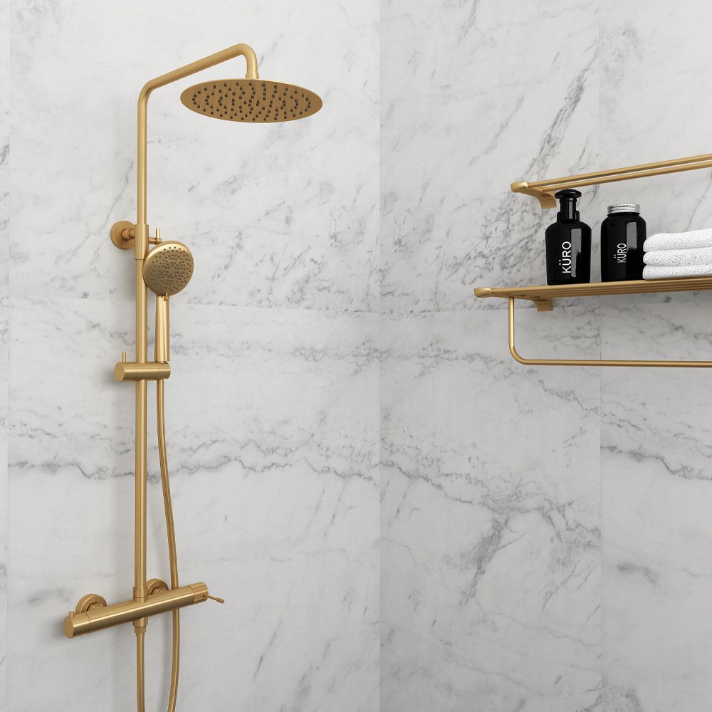 terra-column - Brushed gold