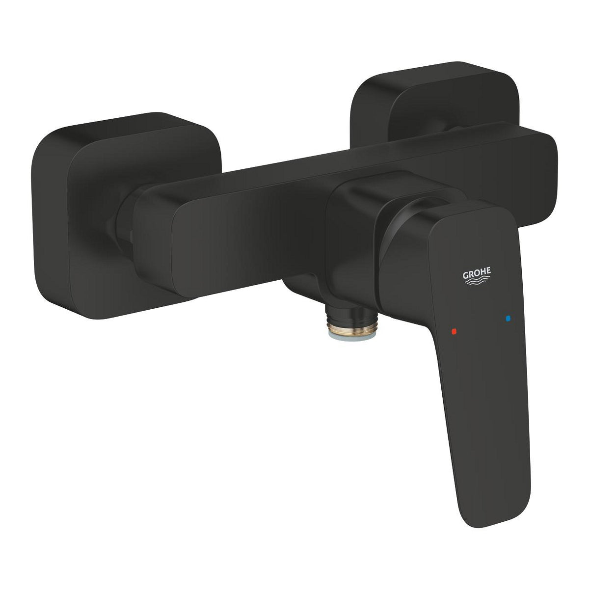 GROHE Cubeo matt black single-lever shower mixer
