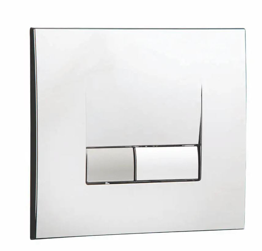 SMART BRILLANT BUTTON MATTE CHROME 111921