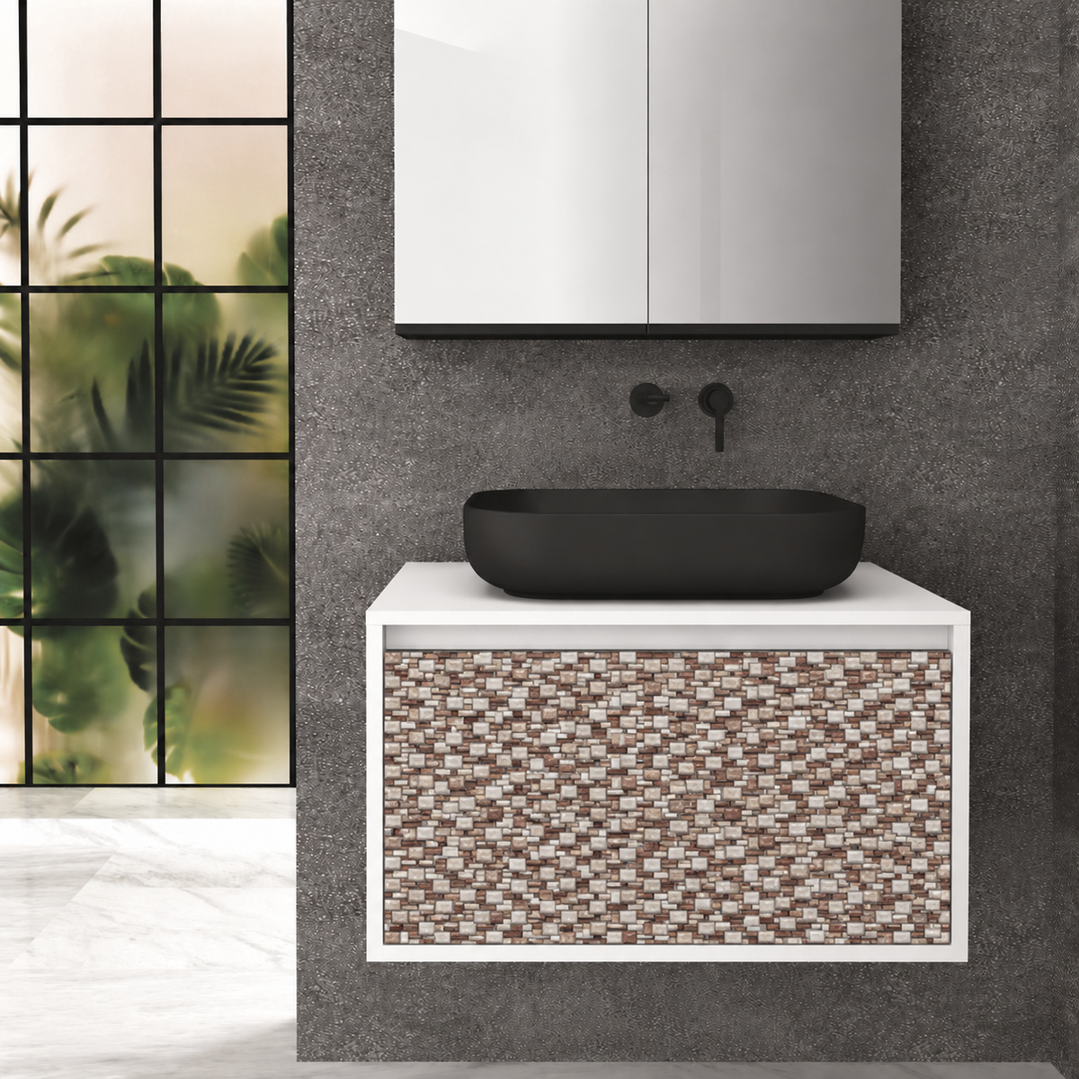 Orabella — 1347 / 6080 / 245 / W — rectangular mosaic refinement