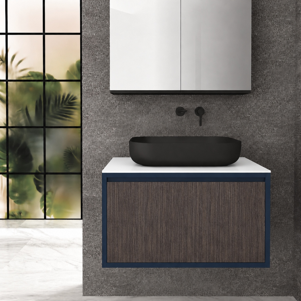 Drawer 80 Deep vanity - cabinet 167 / drawer 399 / White countertop