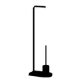 NOMAD STANDING WC ROLL-BRUSH SET BLACK