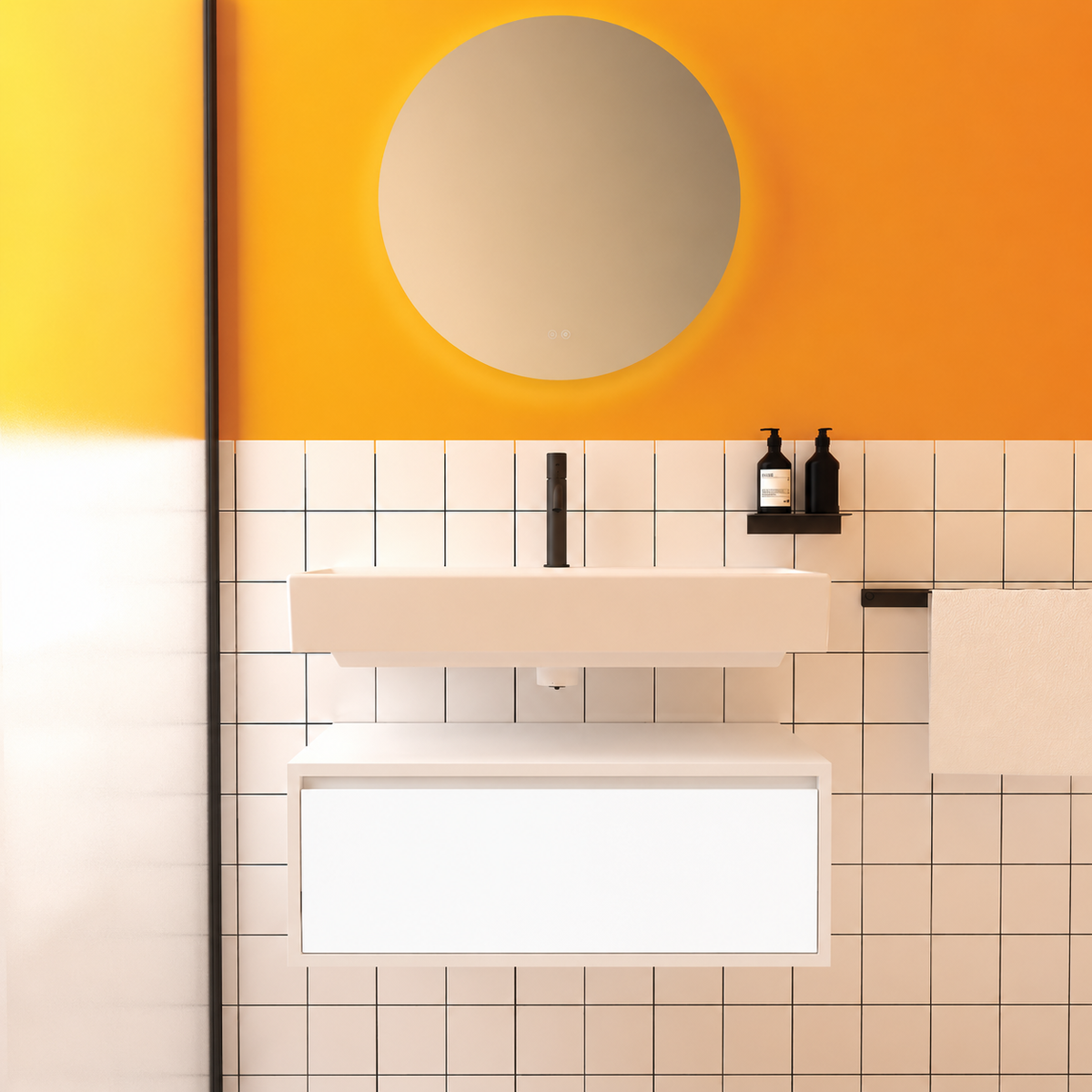 Amabile vanity — cabinet 6080, drawer 101