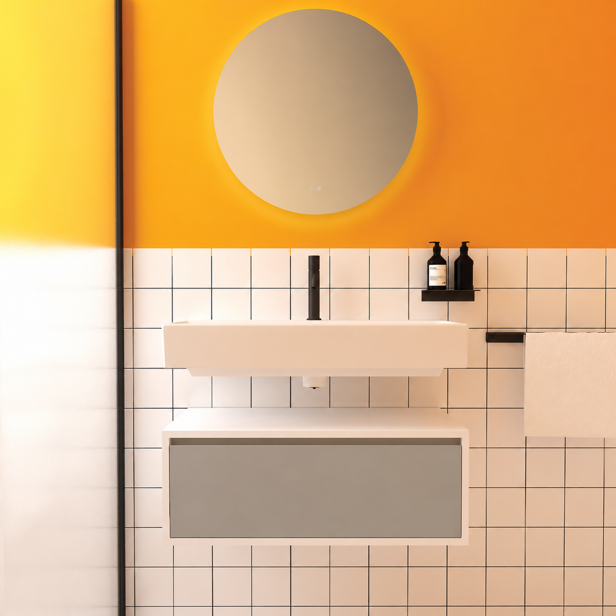 Amabile vanity — cabinet 6080, drawer 194