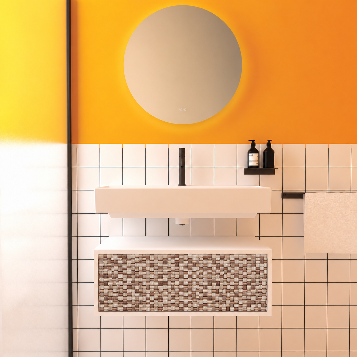 Orabella — 1880 / 6080 / 245 — rectangular mosaic refinement
