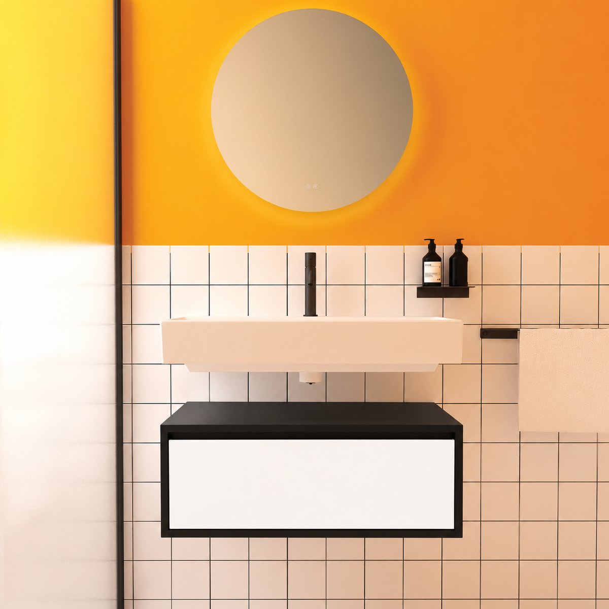 Amabile vanity — cabinet 6090, drawer 101