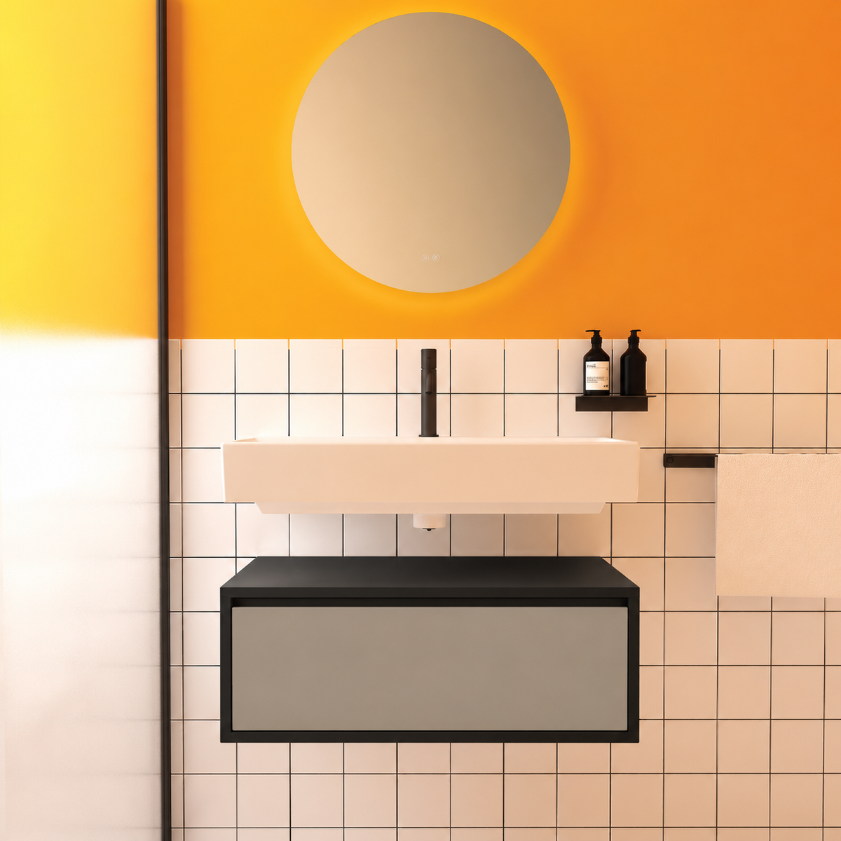 Amabile vanity — cabinet 6090, drawer 194