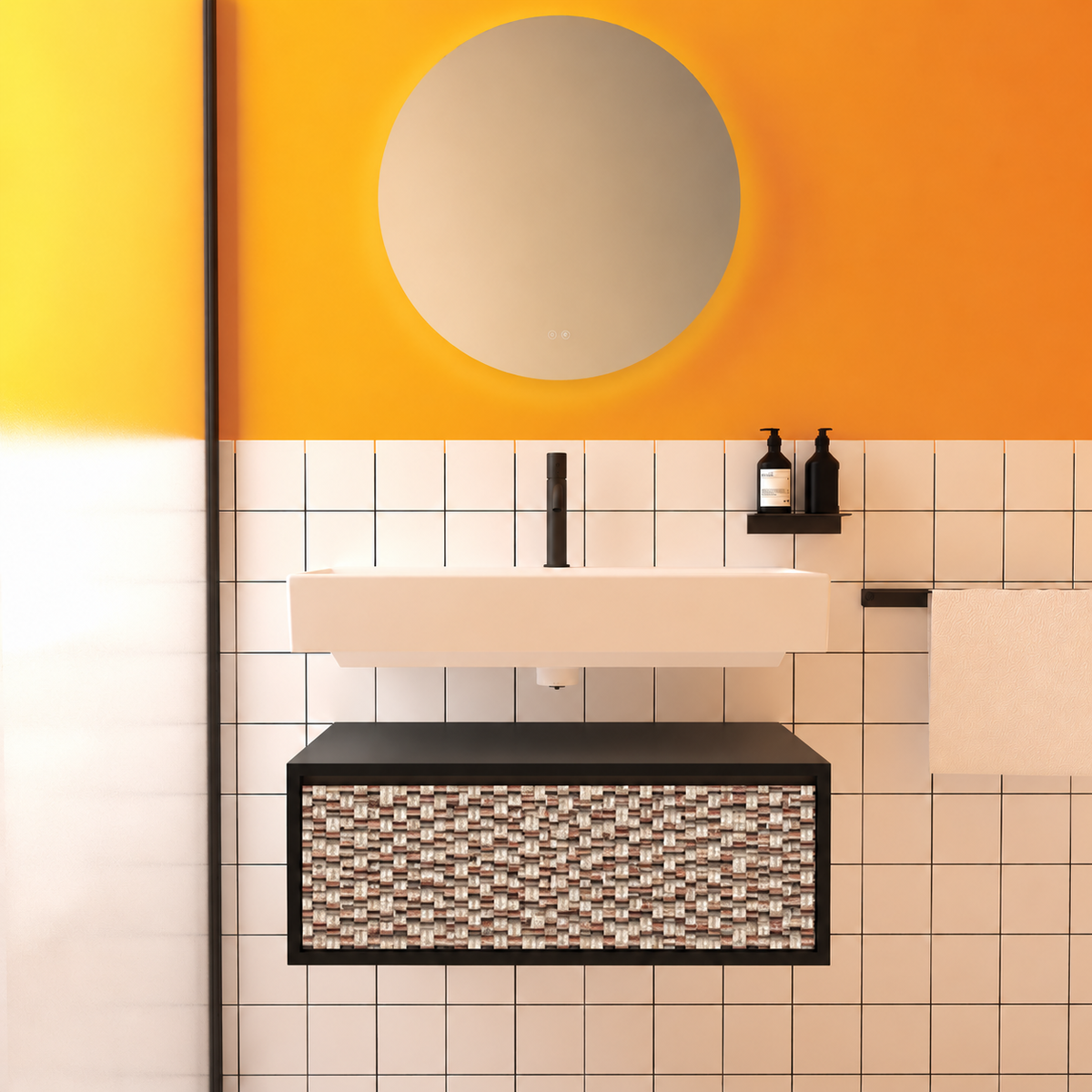 Orabella — 1880 / 6090 / 245 — rectangular mosaic refinement