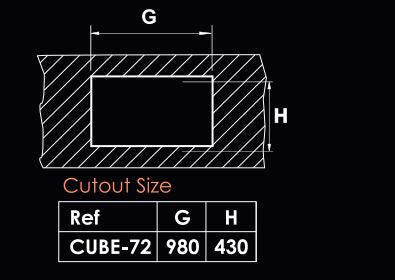 KITCHEN SINK CUBE-72