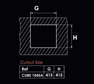 KITCHEN SINK CUBE-1045A