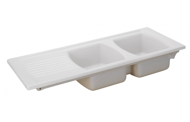 LUSITANO WHITE KITCHEN SINK