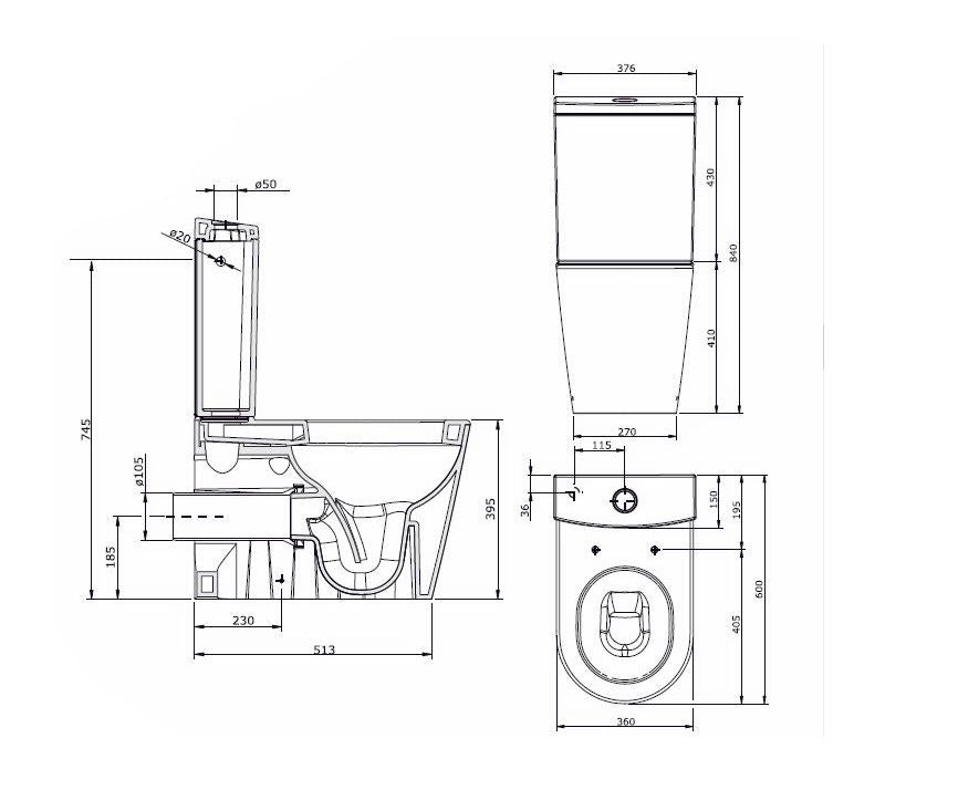 URB.Y PLUS COMPLETE SET TOILET