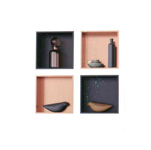 EURONICHE BRUSHED INOX DRAIN SHELF S/S 304 30x30x10CM