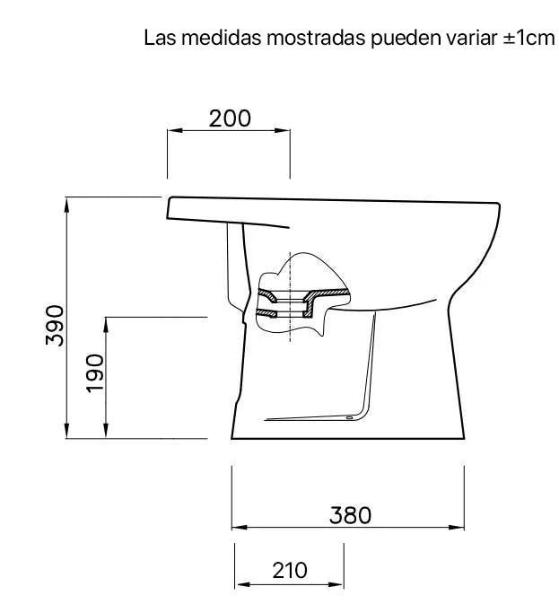 SANITANA MUNIQUE BIDET WHITE (SPECIAL OFFER)