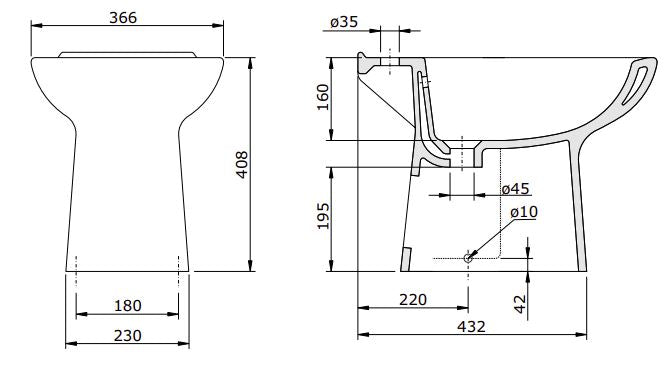 AVEIRO FLOOR STANDING BIDET