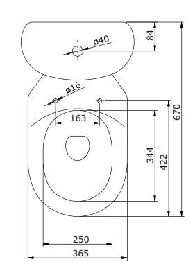 AVEIRO COMPLETE SET TOILET
