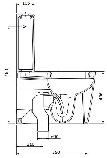 ADVANCE COMPLETE SET TOILET