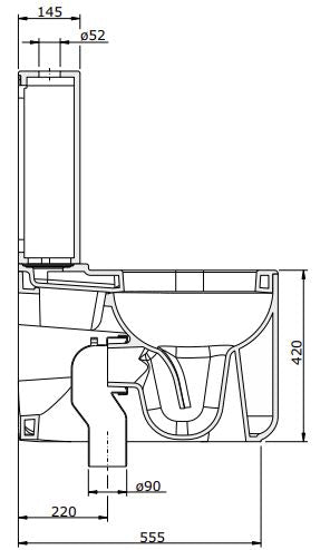 STATUS COMPLETE SET TOILET