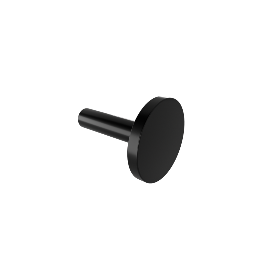 LAMDA BLACK MATTE TOWEL RING
