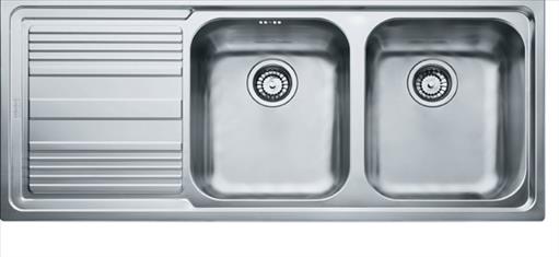 FRANKE Logica LLL 621 Inox Embosses LH