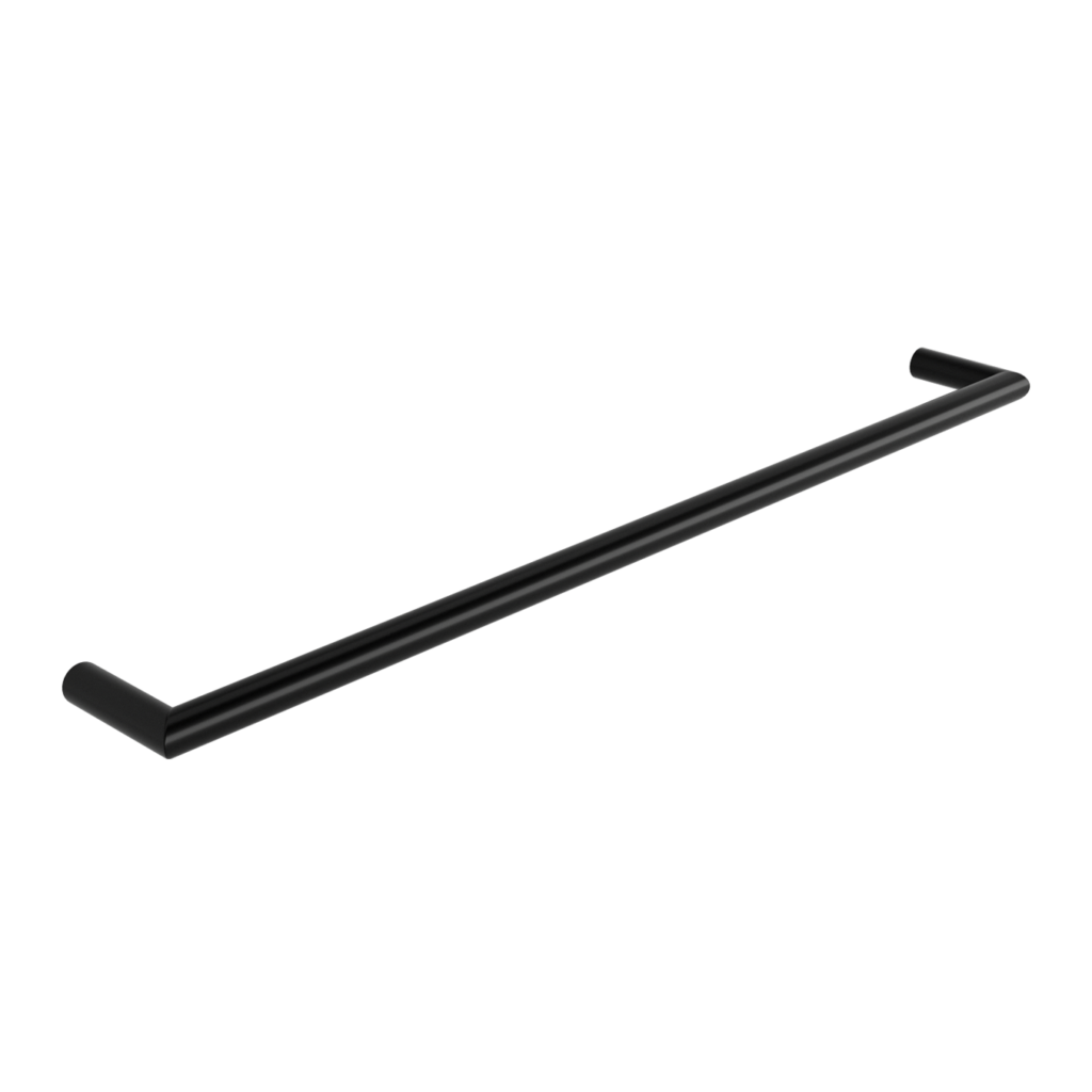 LAMDA BLACK MATTE SINGLE TOWEL RAIL
