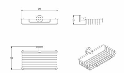 OMICRON SPONGE BASKET
