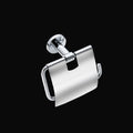 OMICRON TOILET ROLL HOLDER WITH LID