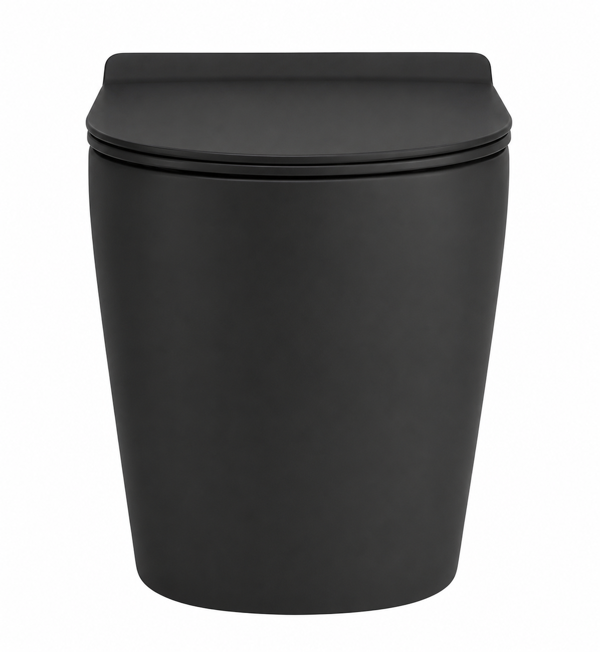 BLACK MATTE FLOOR STANDING RIMLESS WC