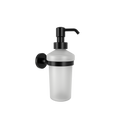 SIGMA BLACK MATTE WALL MOUNTED SOAP DISPENSER