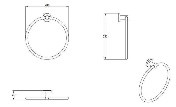 SIGMA TOWEL RING