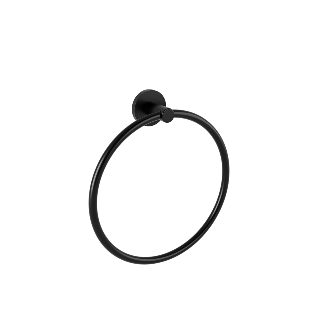 SIGMA BLACK MATTE TOWEL RING