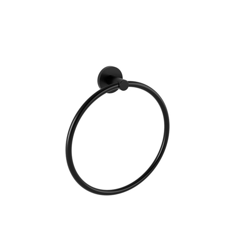 SIGMA BLACK MATTE TOWEL RING