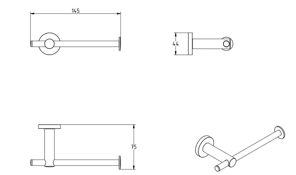SIGMA TOILET ROLL HOLDER