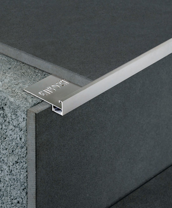 LED SILVER MATTE STAIR-NOSING STEP 12.5MM