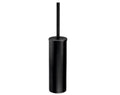 Black toilet brush with short handle