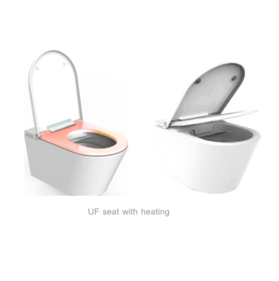 ROUND RIMLESS COMPLETE FLOOR STANDING SMART TOILET