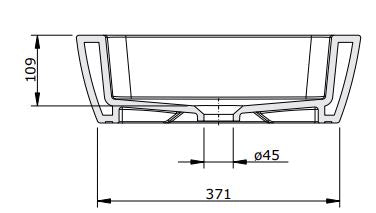 HI-DDEN ART BASIN 660x437x109MM