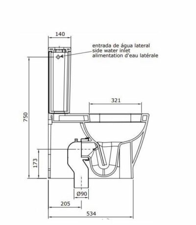 LOOK COMPLETE SET TOILET