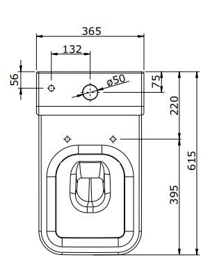 ADVANCE COMPLETE SET TOILET