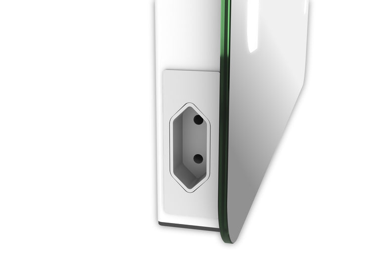 JOKEY MULTISTAR LED MIRROR WITH INTEGRATED EURO SOCKET & USB 50X70X3.5CM