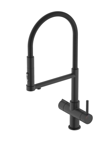 CONTEMPORARY ART 3-WAY SINK MIXER MATTE BLACK