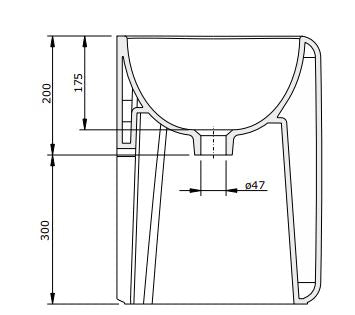 STATUS BASIN 506x394x175MM