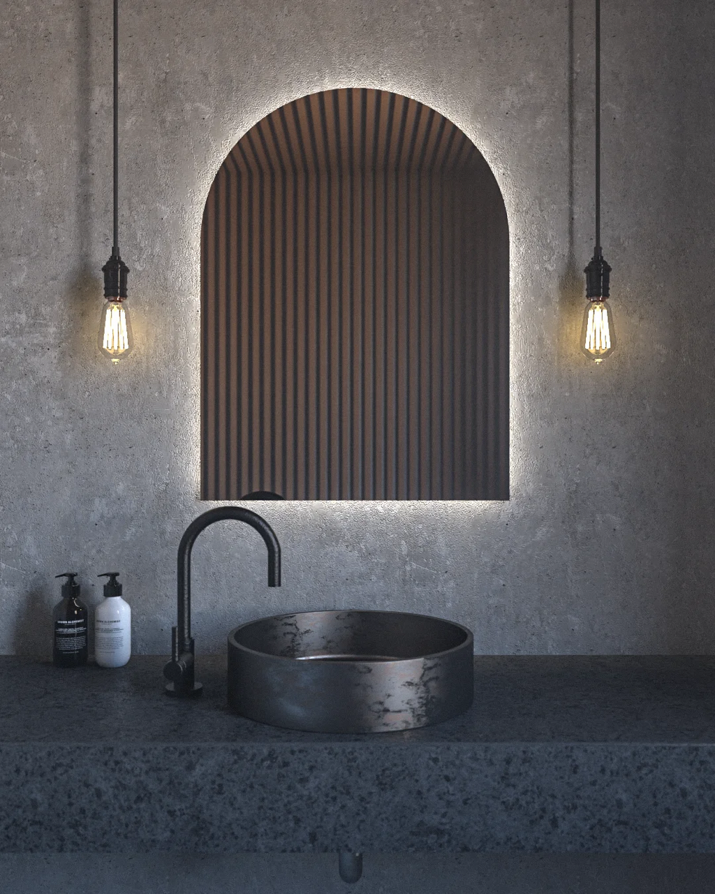 ARCH MIRROR 60X80CM