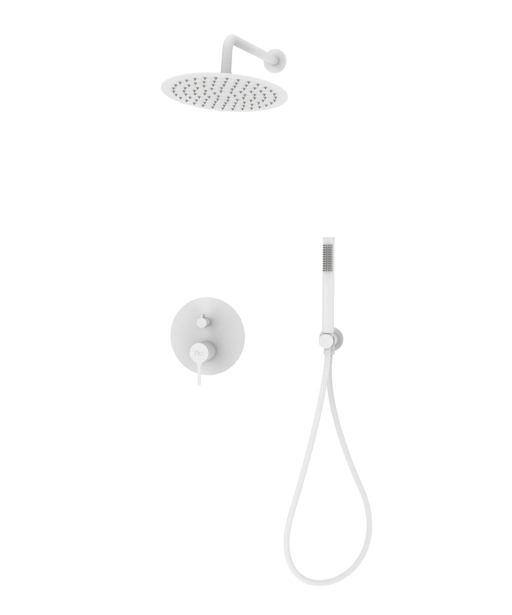 ERA WHITE CONCEALED SHOWER MIXER